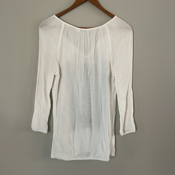 Ricki's White Boho Peasant Shirt - Picture 6 of 6